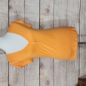 ✨️‎ Old Navy Orange Short Sleeve Henley Size Large